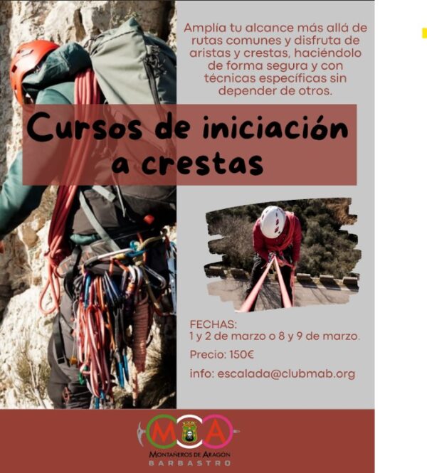 Cursos de iniciación a Crestas
