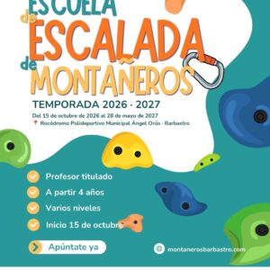 Curso Escalada Infantil 2026/2027