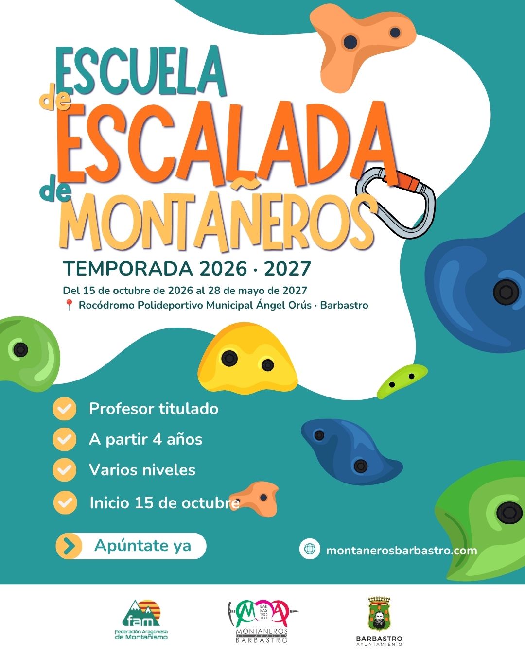 Curso Escalada Infantil 2026/2027